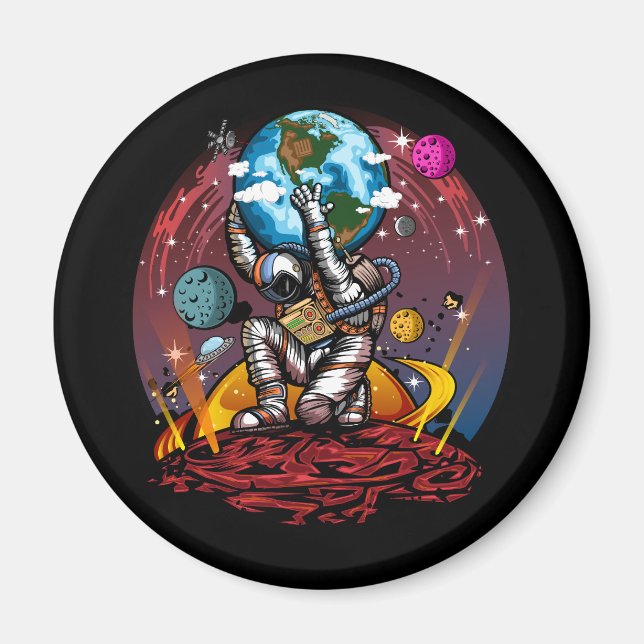 Íman Atlas Space Man (Frente)