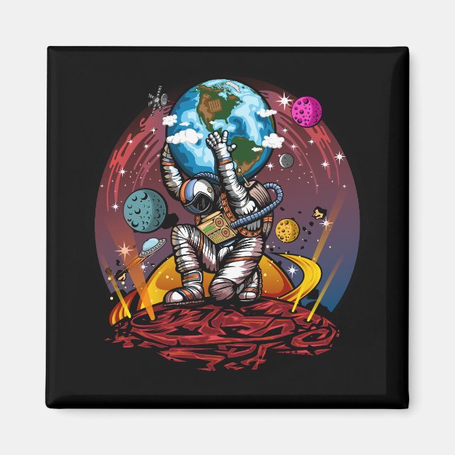 Íman Atlas Space Man (Frente)