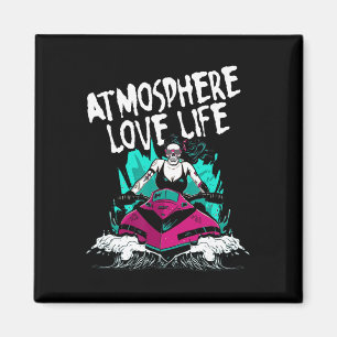Íman Atmosfera Amor Vida Moto de Água Jet Ski 