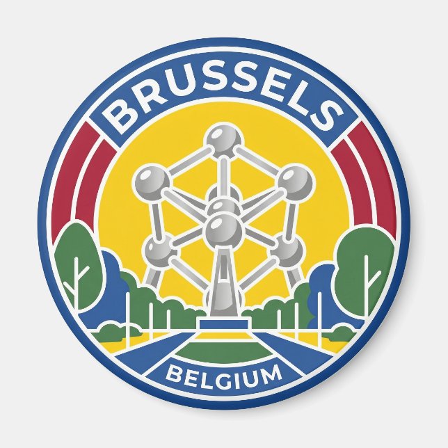 Íman Atomium Bélgica (Frente)