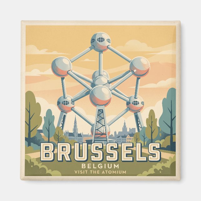 Íman Atomium Bélgica (Frente)