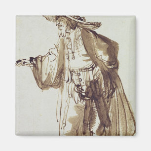 Íman Ator com um Chapéu Amplo