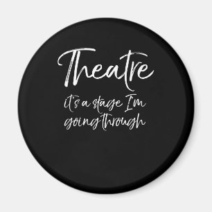 Íman Ator de Cotação Atuante Atriz é um Palco que vou f