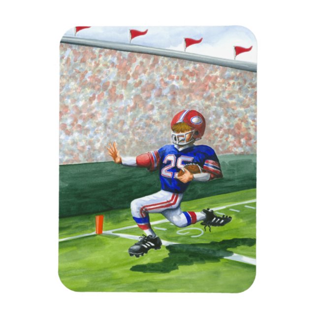 Íman Atravessando a Linha de Meta para um Retoque (Vertical)