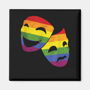 Íman Atriz de Ator da Fila LGBT LGBT Arco-Íris Teatral