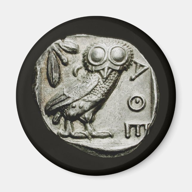 Íman Attica Tetradrachm Owlthena (Frente)