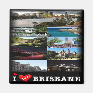 Íman AU * Austrália - Brisbane - Mosaico