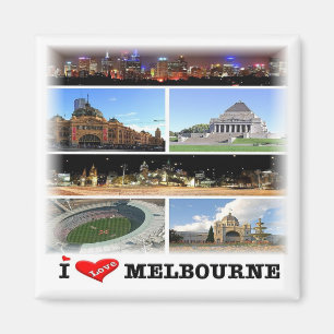 Íman AU * Austrália - Melbourne - Mosaico