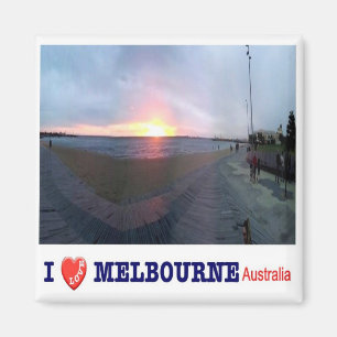 Íman AU - Austrália - Melbourne - Sunset - I Love