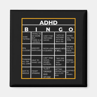 Íman Au Mental Health Awareness Day Adhd Bingo Funny