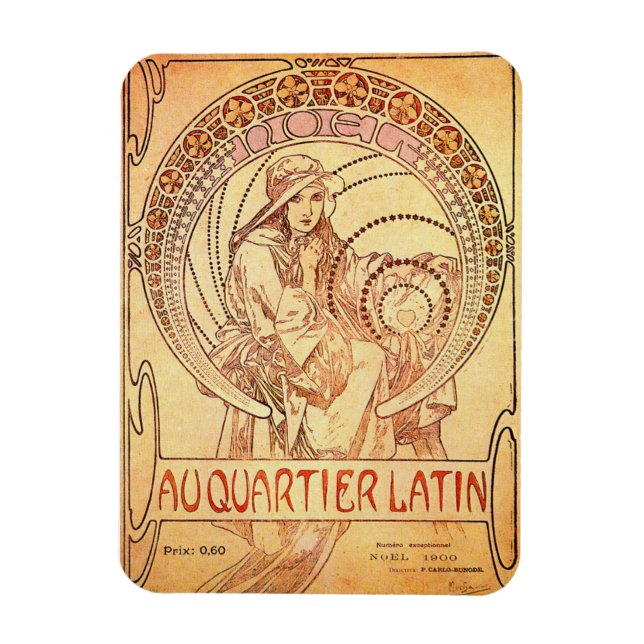 Íman Au Quartier Latino Magnet (Vertical)