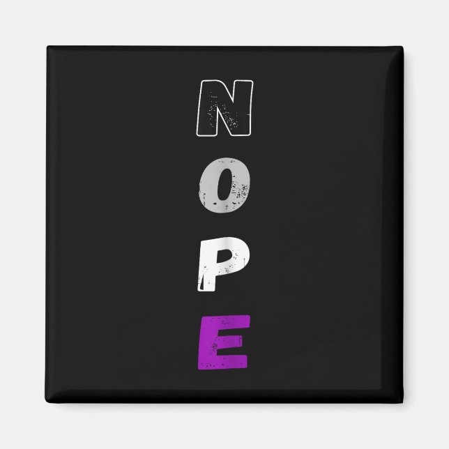 Íman Aual Nope Ace Pride Sinalizador Auality Lgbt Comun (Frente)