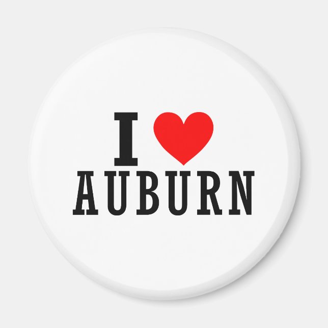 Íman Auburn, Design da Cidade do Alabama (Frente)