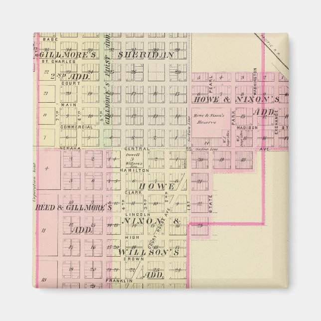 Íman Auburn, Nebraska (Frente)