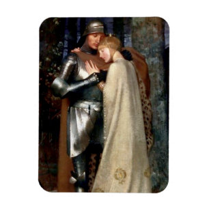 Íman Aucassin e Nicolette Medieval Painting, de Marian