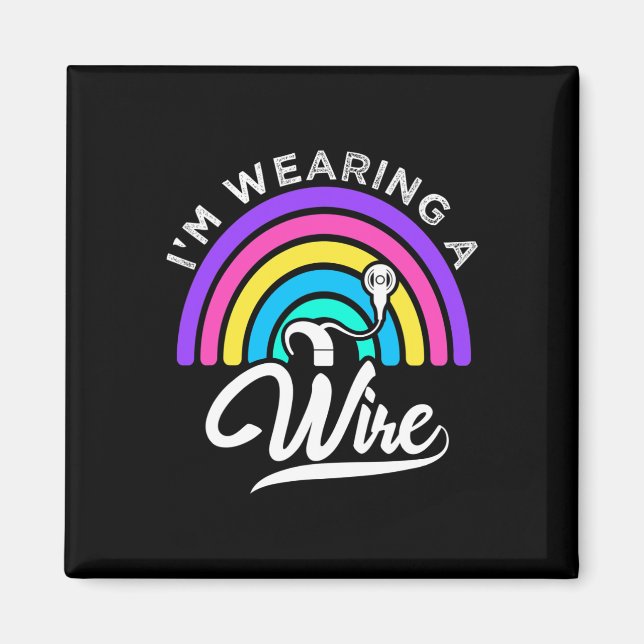 Íman Audição divertida De Asl Diminuiu A Consciência Do (Frente)