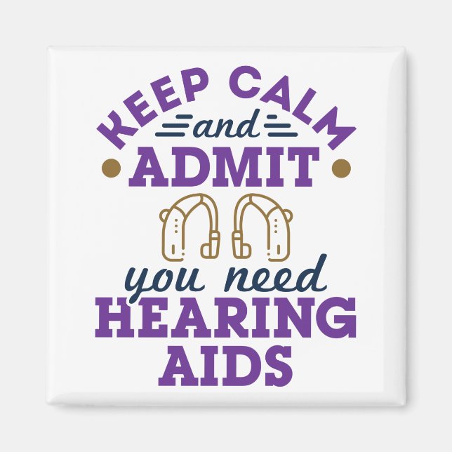 Íman Audiologista Necessidade Engraçada De Aids Auditiv (Frente)