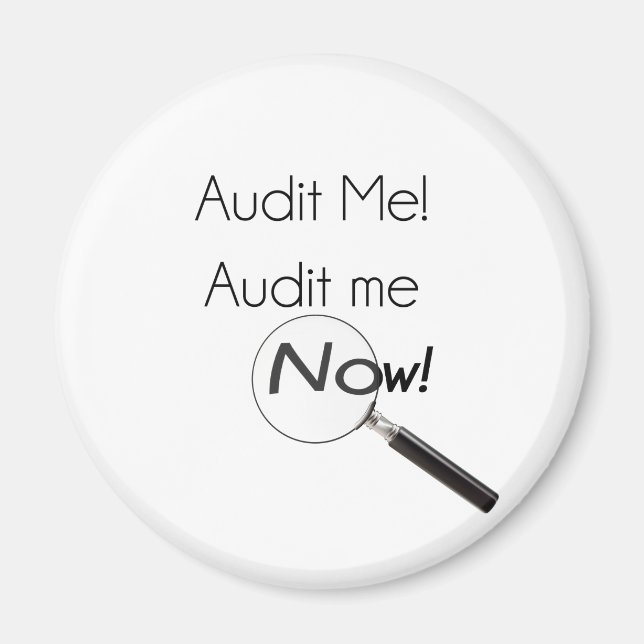 Íman Audite-me! (Frente)