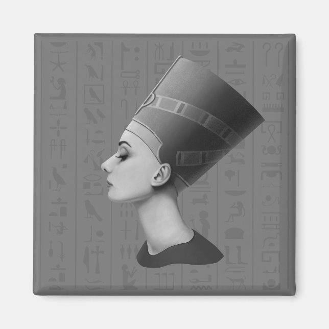 Íman Audrey Hepburn Nefertiti (Frente)