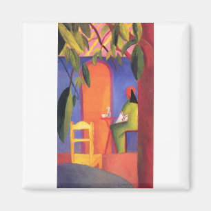 Íman August Macke - café turco Türkisches 1914 Café