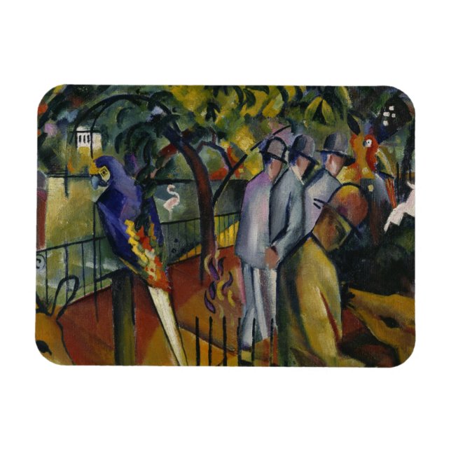 Íman August Macke | Jardim Zoológico I (Horizontal)