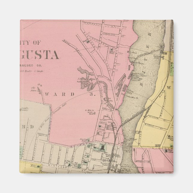 Íman Augusta, Kennebec Co (Frente)