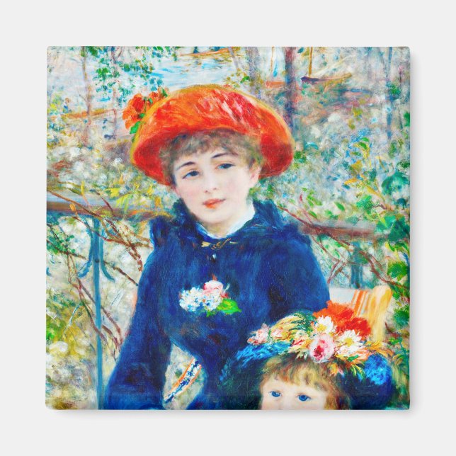 Íman Auguste Renoir - Duas Irmãs (Frente)