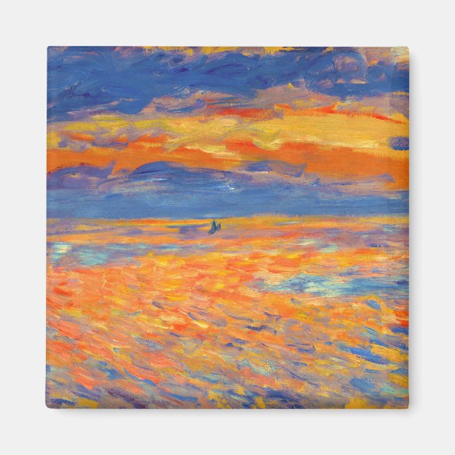 Íman Auguste Renoir "Pôr do sol" (Frente)