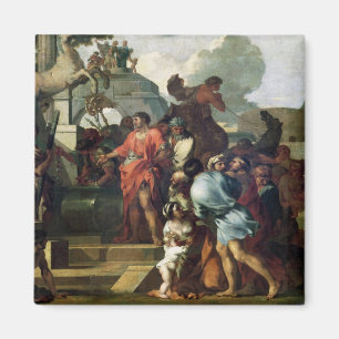 Íman Augustus antes do túmulo de Alexander III