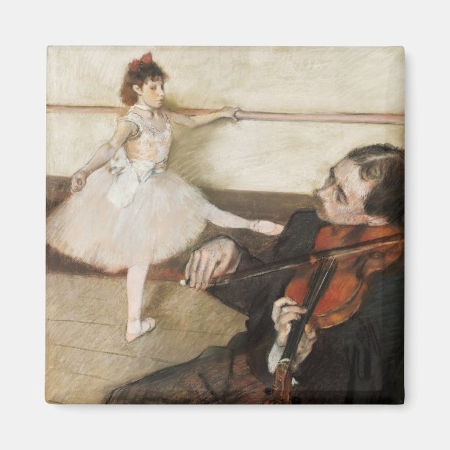 Íman Aula de Dança de Edgar Degas. Imigração venenosa (Frente)