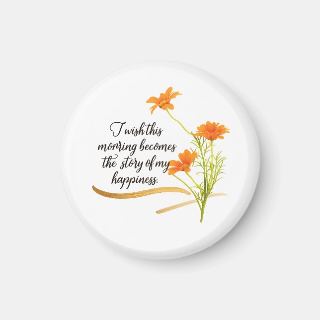 Íman Aumento e brilho além dos limites do ímã floral (Frente)