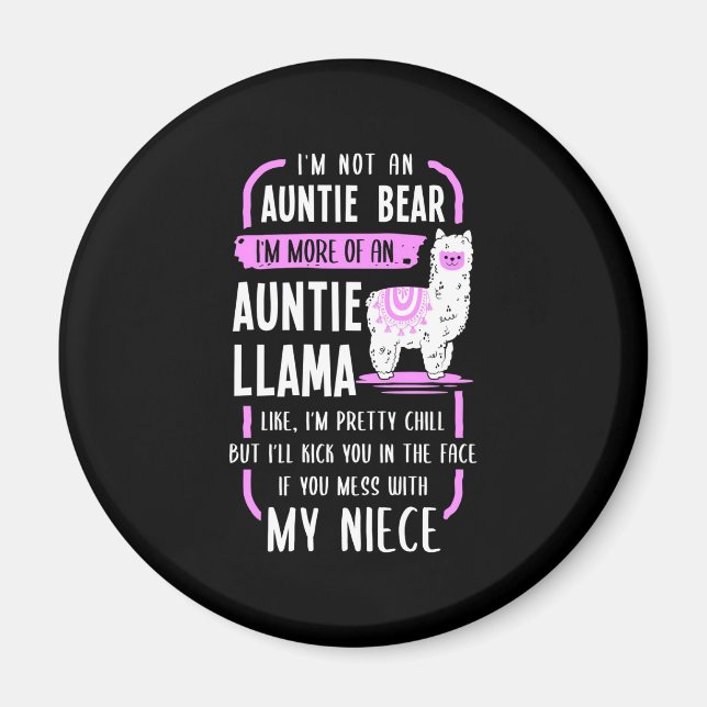 Íman Auntie Llama (Frente)