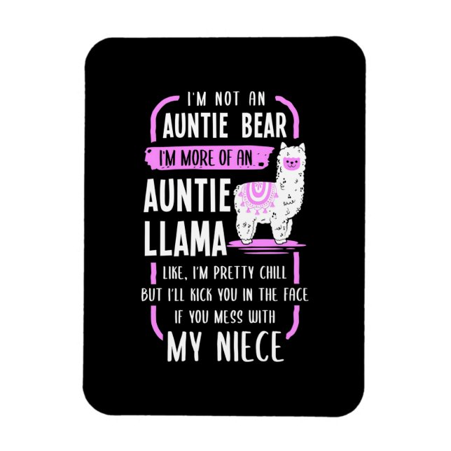 Íman Auntie Llama (Vertical)