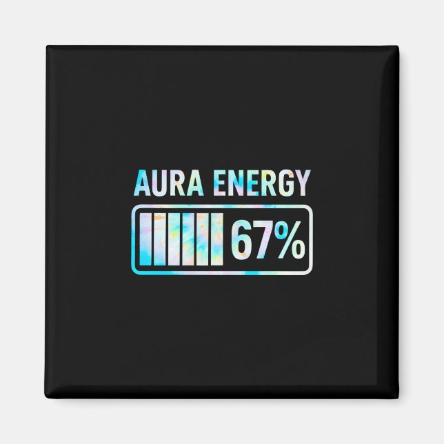 Íman Aura Energy 67 67 Seis Sete Memes (Frente)