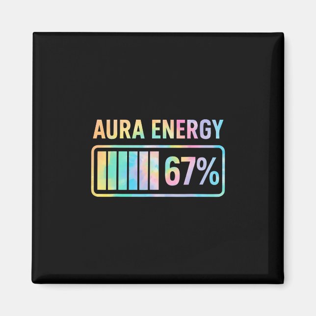 Íman Aura Energy 67 Engraçado, 67 homens Alpha Slan (Frente)