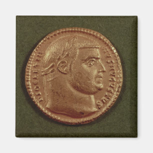 Íman Áureo de Diocletian que veste uma grinalda do