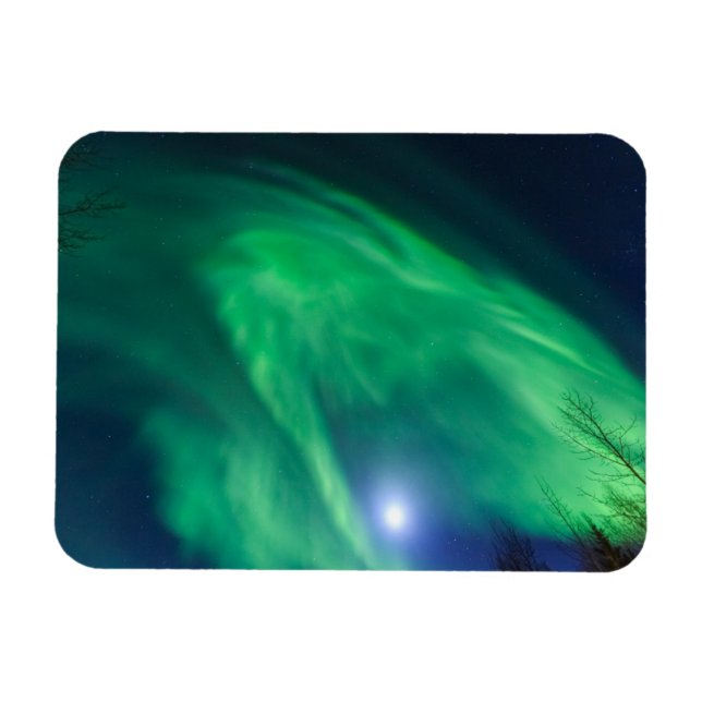 Íman Aurora Boreal Luzes do Norte | Fairbanks (Horizontal)