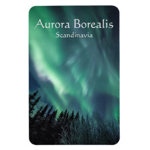 Íman Aurora Borealis Escandinávia