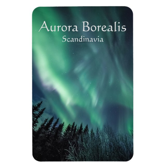 Íman Aurora Borealis Escandinávia (Vertical)