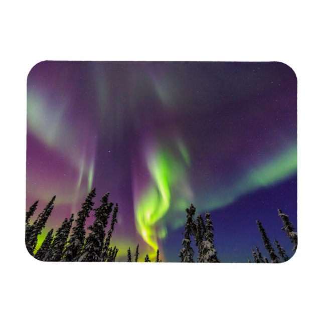 Íman Aurora Borealis | Fairbanks, Alaska (Horizontal)