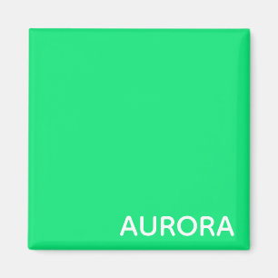 Íman Aurora green color name