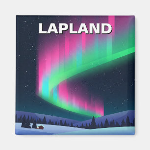 Íman Aurora na Lapônia Finlândia Viagem