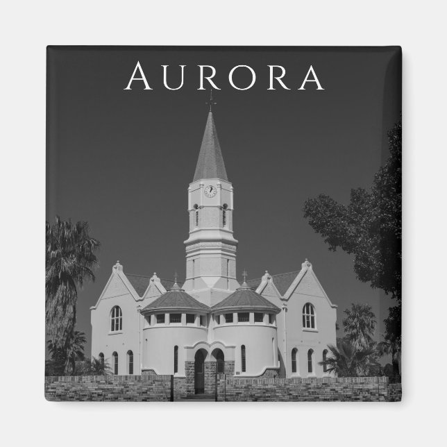 Íman Aurora South Africa SA Architecture Nature Magnet (Frente)