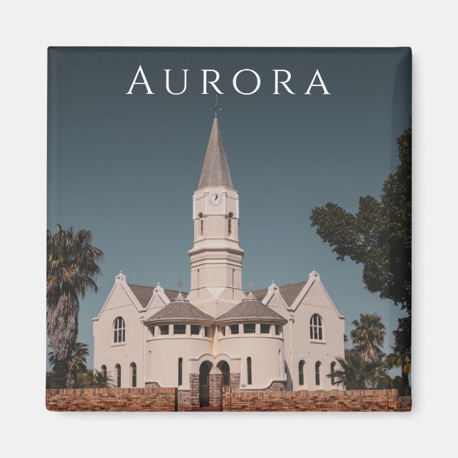 Íman Aurora South Africa SA Architecture Nature Magnet (Frente)