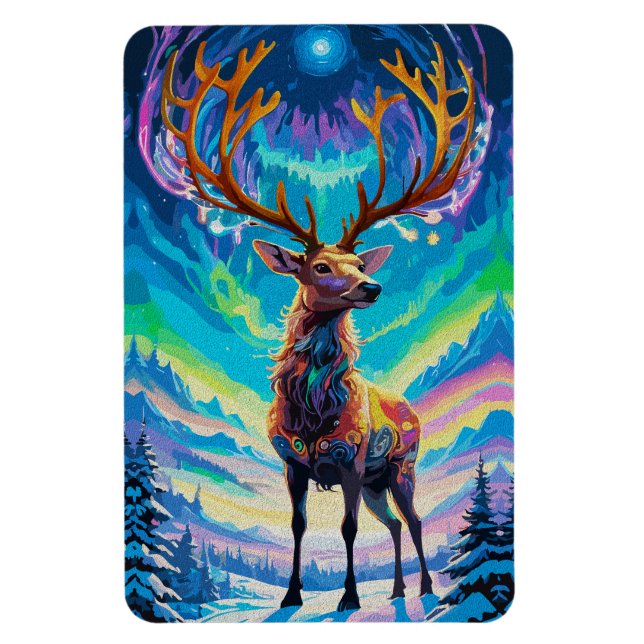 Íman Aurora Stag: Magia na Noite (Vertical)