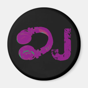 Íman auscultadores do disco-jóquei