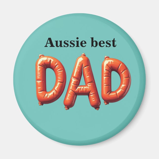 Íman Aussie Best Dad  (Frente)