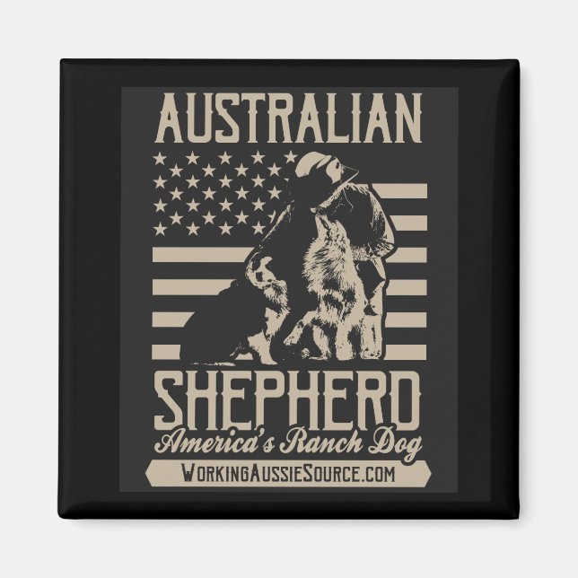 Íman Aussie EUA (Frente)