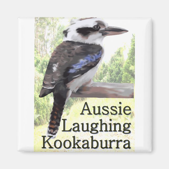 Íman Aussie Laughing Kookaburra (Frente)