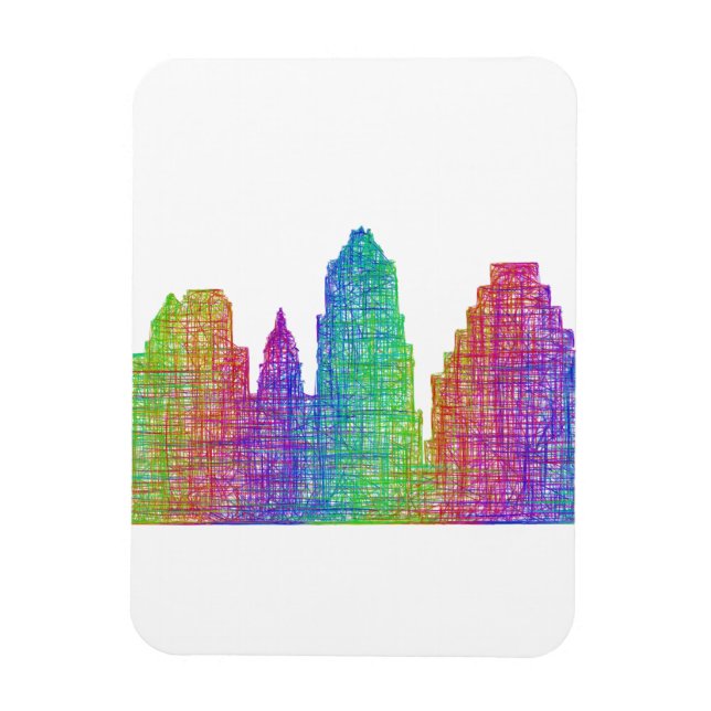 Íman Austin Skyline (Vertical)